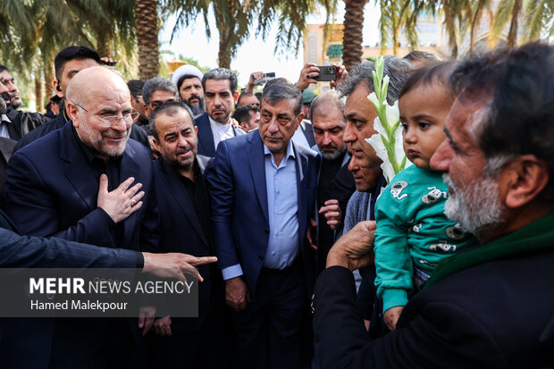 مراسم چهلمین روز درگذشت جانباختگان حادثه معدن طبس