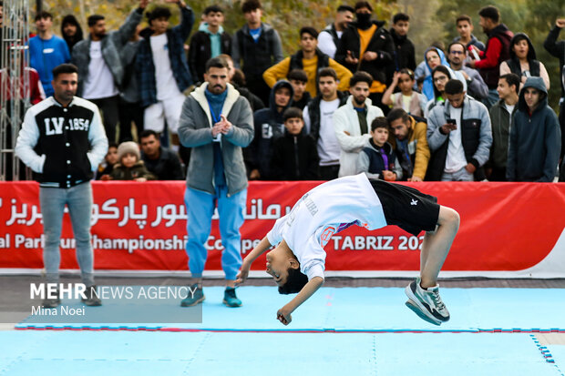 مسابقات پارکور قهرمانی کشور در تبریز