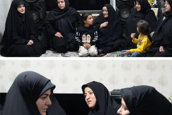 دختر رئیس جمهور با خانواده شهید «اللهوردی رحیم پور» دیدار کرد دختر رئیس جمهور با خانواده شهید «اللهوردی رحیم پور» دیدار کرد