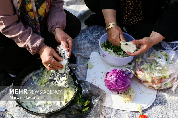 جشنواره املت و چای آتیشی در بجنورد