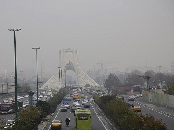 هوای تهران در وضعیت ناسالم