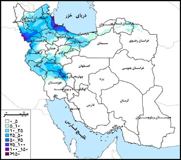 پرباران‌ترین حوضه های درجه  دو کشور کدامند؟/ شمال و شمال غربی کشور بارانی می شود