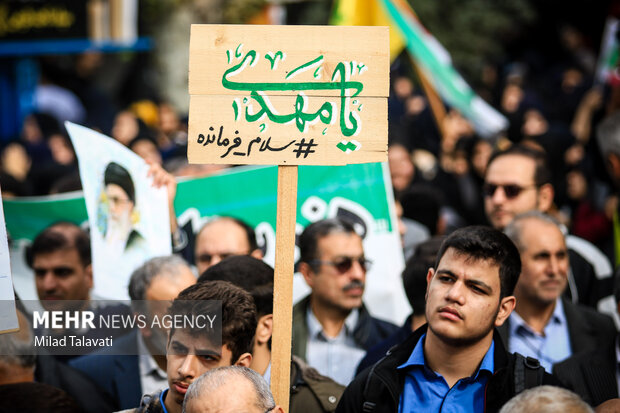 راهپیمایی یوم الله ۱۳ آبان در فومن