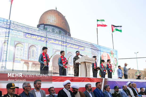 راهپیمایی یوم الله ۱۳ آبان در سمنان