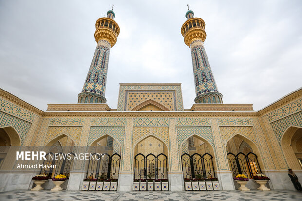 آیین افتتاح پروژه ساماندهی نمای میدان قبله حرم رضوی