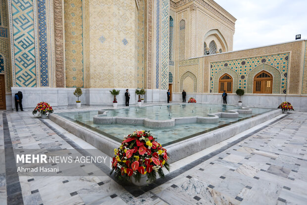 آیین افتتاح پروژه ساماندهی نمای میدان قبله حرم رضوی