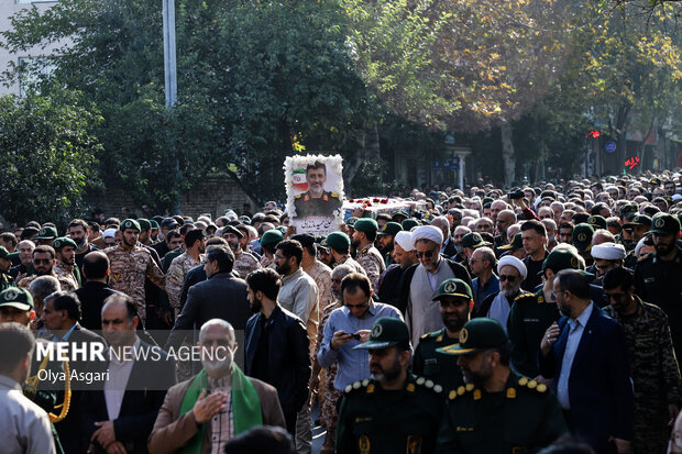 تشییع پیکر مطهر سردار شهید حاج حمید مازندرانی