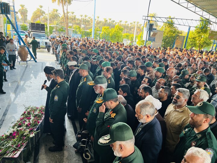 تشیع شهید «محمد صادق رنجبر» در جهرم