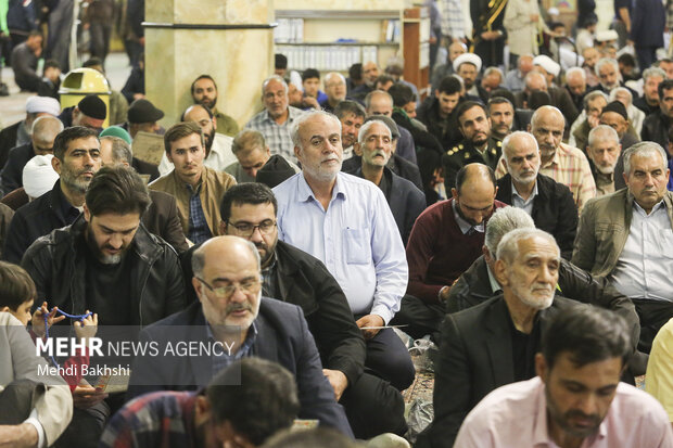 بزرگداشت چهلمین روز شهادت نصرالله در مسجد جمکران