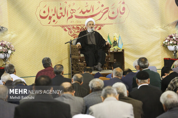 بزرگداشت چهلمین روز شهادت نصرالله در مسجد جمکران