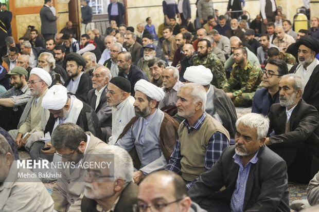 بزرگداشت چهلمین روز شهادت نصرالله در مسجد جمکران