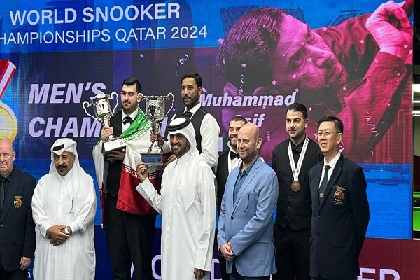 Iranian snooker player finishes world vice champion in Qatar