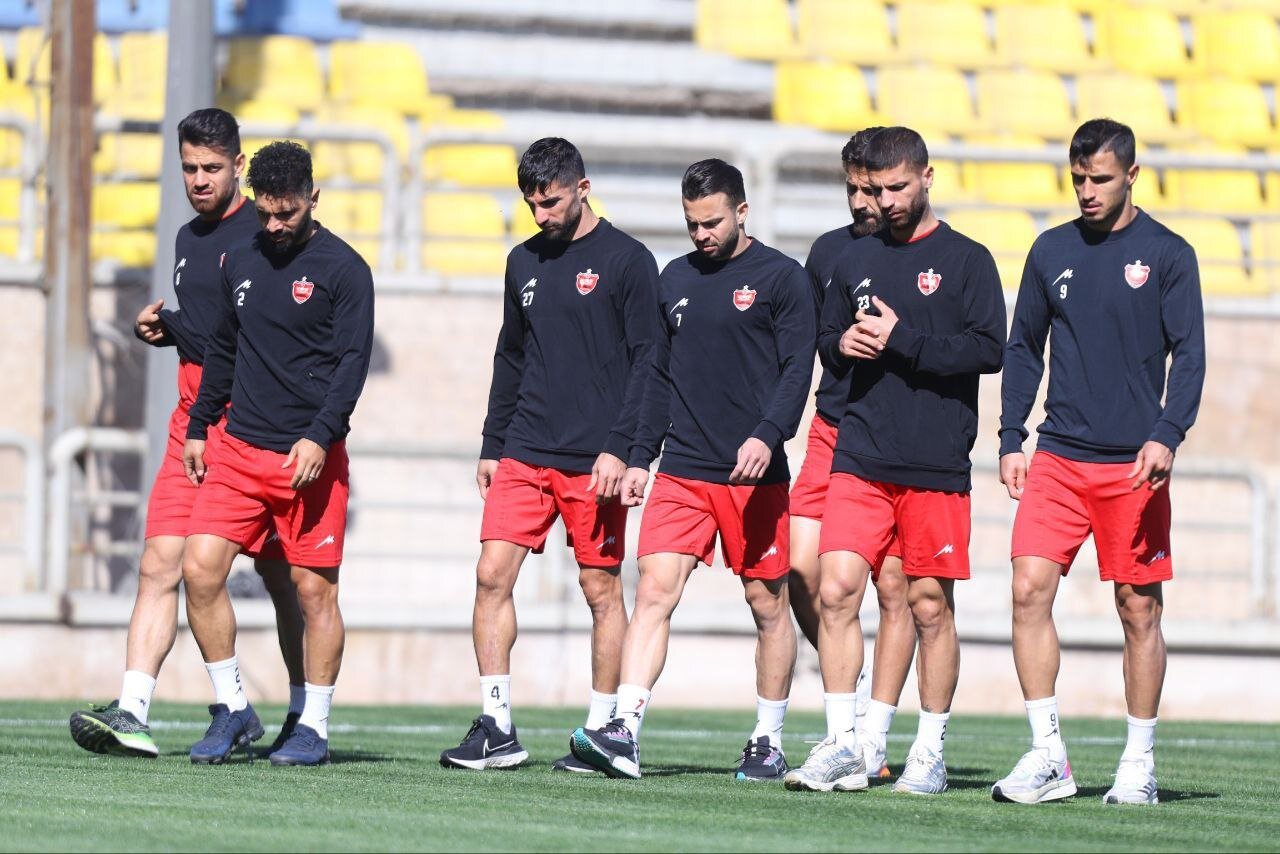 تمرين،بازيكنان،الغرافه،كادر،پرسپوليس،مهر