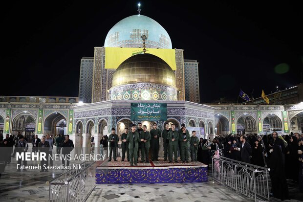 پویش «لبنان در پناه امام رئوف» در حرم مطهر رضوی