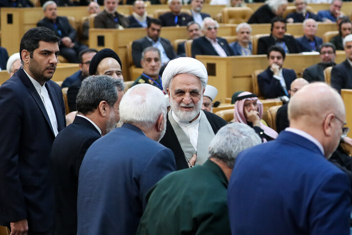حجت الاسلام غلامحسین محسنی اژه ای در اجلاس بین المللی بزرگداشت شهید مقاومت