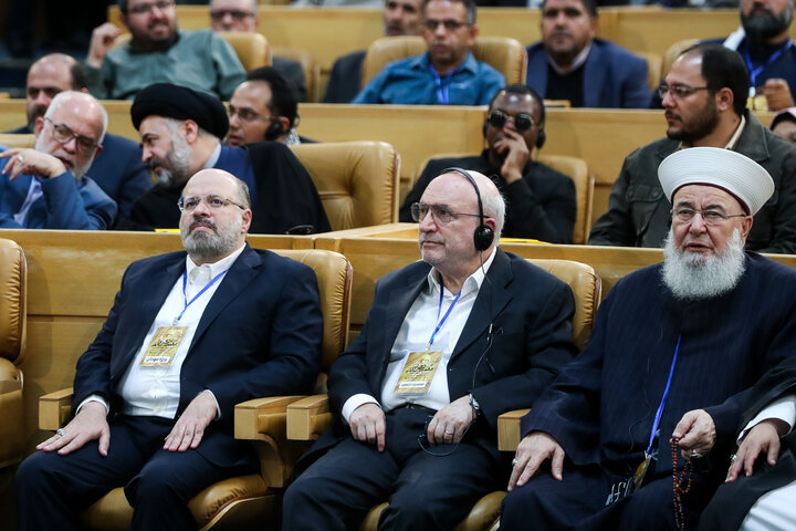 خالد قدومی در اجلاس بین المللی بزرگداشت شهید مقاومت