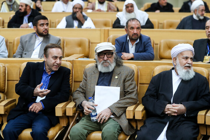 داریوش ارجمند و محمد گلریز در اجلاس بین المللی بزرگداشت شهید مقاومت