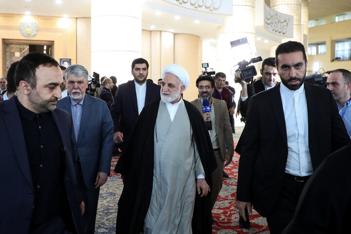 حجت الاسلام غلامحسین محسنی اژه ای در اجلاس بین المللی بزرگداشت شهید مقاومت