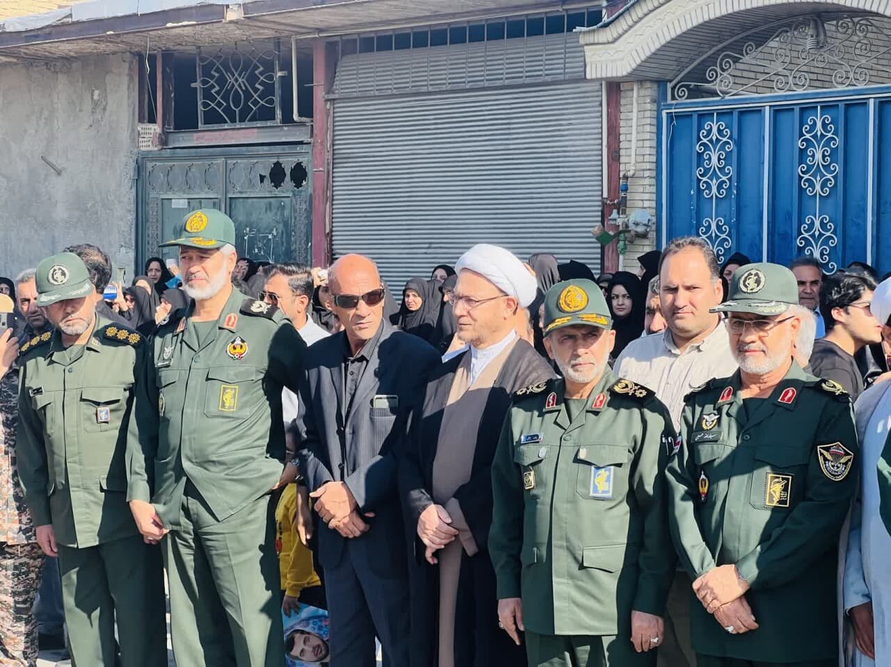 آئین تشییع پیکر شهید «سعید پروین نژاد» در جهرم برگزار شد+ فیلم