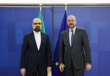 Iran new envoy submits copy of credential to EC Pres. Michel