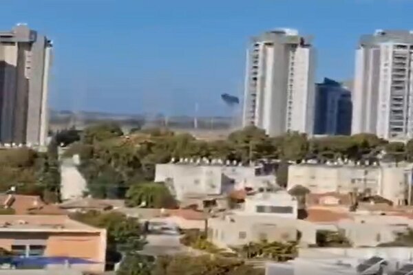 VIDEO: Resistance drone hits Israeli position in Yavneh