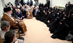 Leader's meeting with Jami’at al-Zahra Women's Seminary