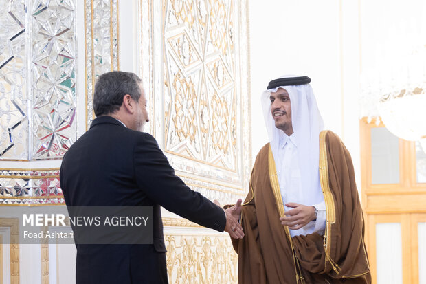 دیدار نخست‌وزیر و وزیر خارجه قطر با وزیر امور خارجه ایران