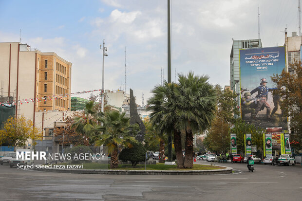 جدیدترین طرح دیوارنگاره میدان فلسطین تهران