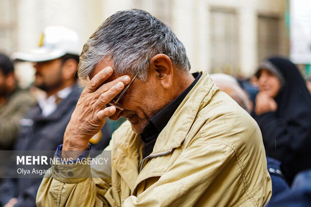 تشییع پیکر شهید «وحید اکبریان» در گرگان