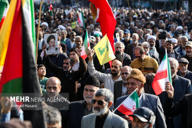 راهپیمایی ضدصهیونیستی «جمعه خشم» در مشهد