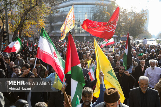 راهپیمایی ضدصهیونیستی «جمعه خشم» در مشهد