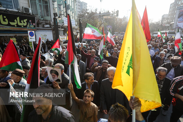 راهپیمایی ضدصهیونیستی «جمعه خشم» در مشهد