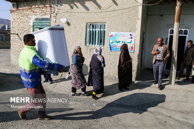 کاروان خدمت در روستای قَتلیش بجنورد