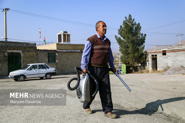 کاروان خدمت در روستای قَتلیش بجنورد