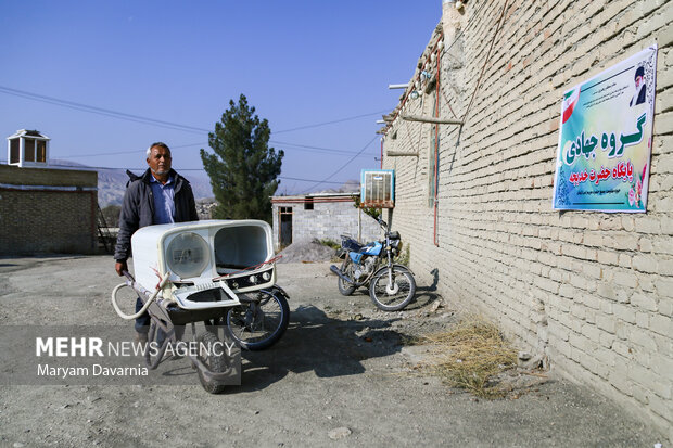 کاروان خدمت در روستای قَتلیش بجنورد