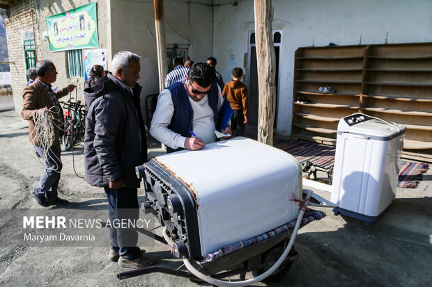 کاروان خدمت در روستای قَتلیش بجنورد