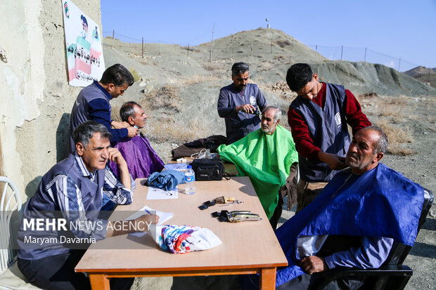 کاروان خدمت در روستای قَتلیش بجنورد