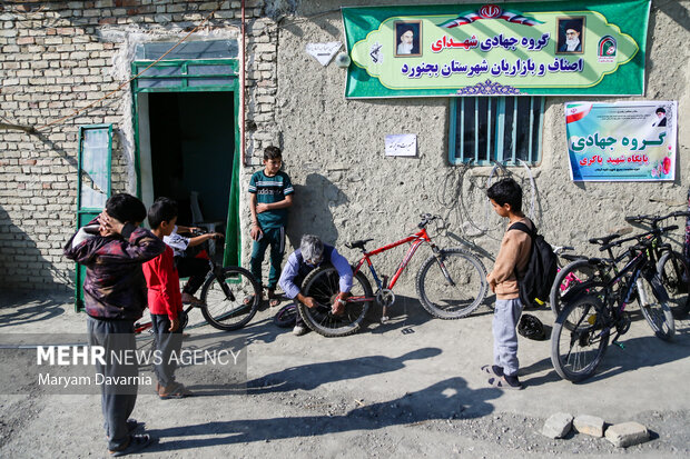 کاروان خدمت در روستای قَتلیش بجنورد