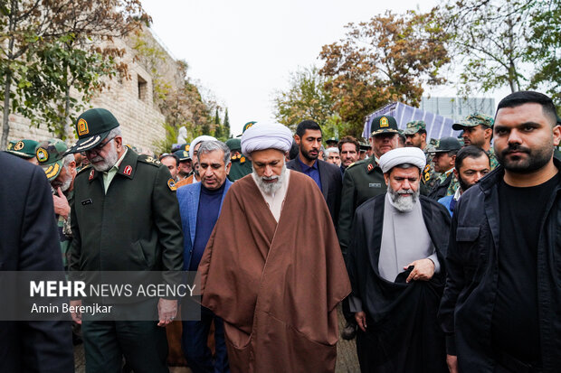 آئین استقبال از پیکر مطهر شهدای گمنام در شیراز