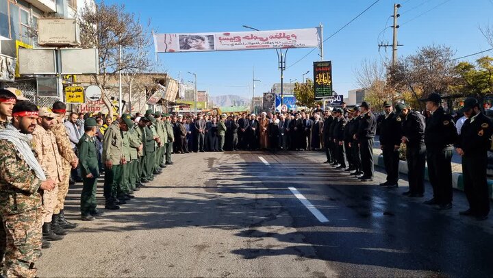 تشییع پیکر پاک ۶ شهید گمنام در شهرستان شیروان خراسان شمالی