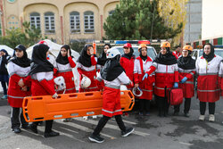 بیست و ششمین مانور زلزله و ایمنی در مدارس گرگان برگزار شد