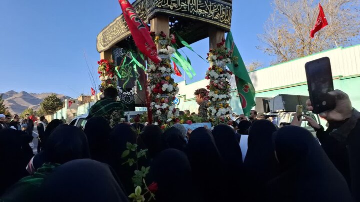 آیین تشییع شهید گمنام در شهرستان محلات آیین تشییع شهید گمنام در شهرستان محلات