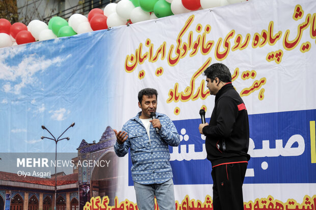 همایش بزرگ پیاده روی خانوادگی در گرگان