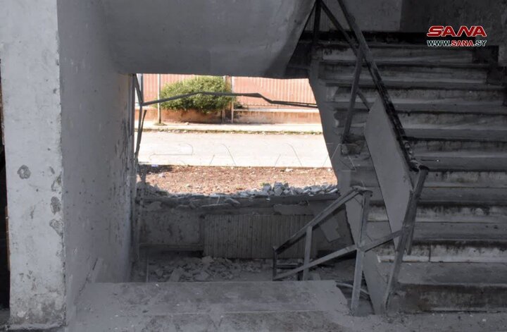 شهادت چهار غیرنظامی در حمله تروریستها به دانشگاه حلب+ فیلم و عکس