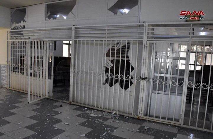 شهادت چهار غیرنظامی در حمله تروریستها به دانشگاه حلب+ فیلم و عکس