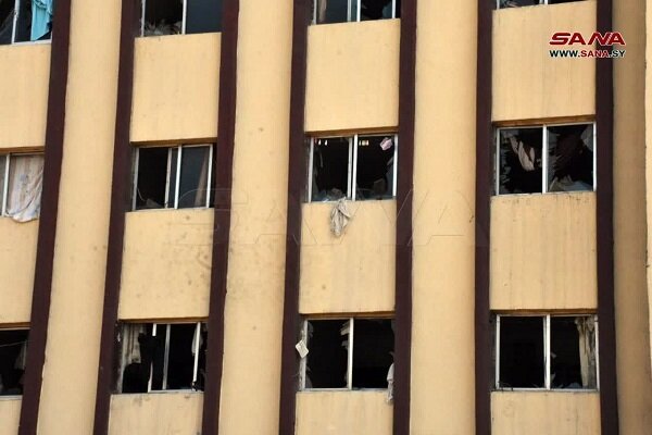 شهادت چهار غیرنظامی در حمله تروریستها به دانشگاه حلب+ فیلم و عکس