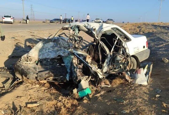 تعداد جانباختگان سانحه تصادف در محور خوشاب به فیروزه به ۵ نفر رسید تعداد جانباختگان سانحه تصادف در محور خوشاب به فیروزه به ۵ نفر رسید