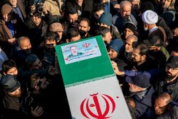 Funeral ceremony of Martyr Kiumars Pour-Hashemi in Tehran