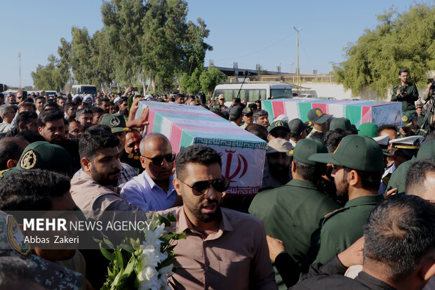 پیکر شهدای خوش نام در گرگان تشییع آغاز شد