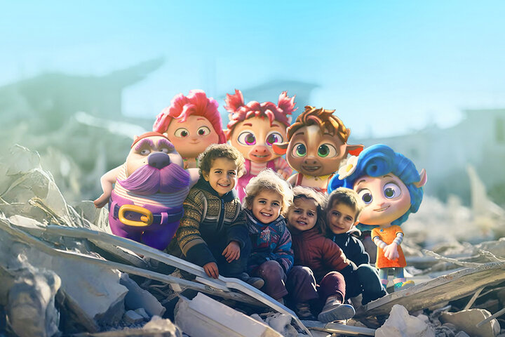 «ببعی قهرمان» مهمان جنگزدگان لبنان شد